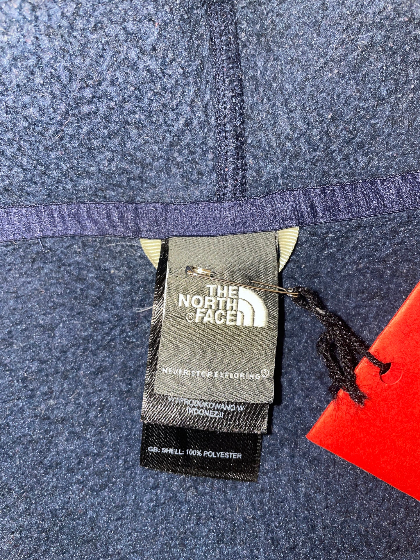 Navy Blue The North Face Fleece Jacket