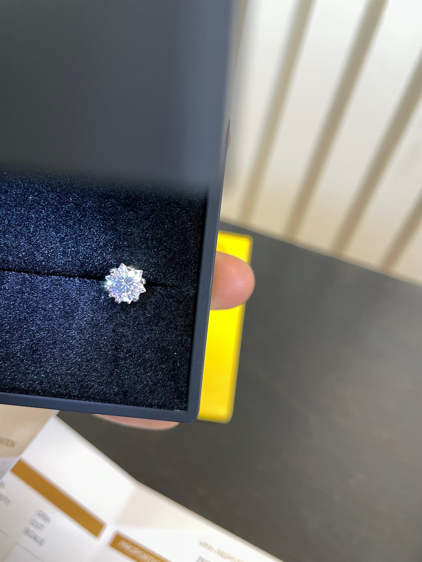 GRA certified Moissanite VVS1 earrings