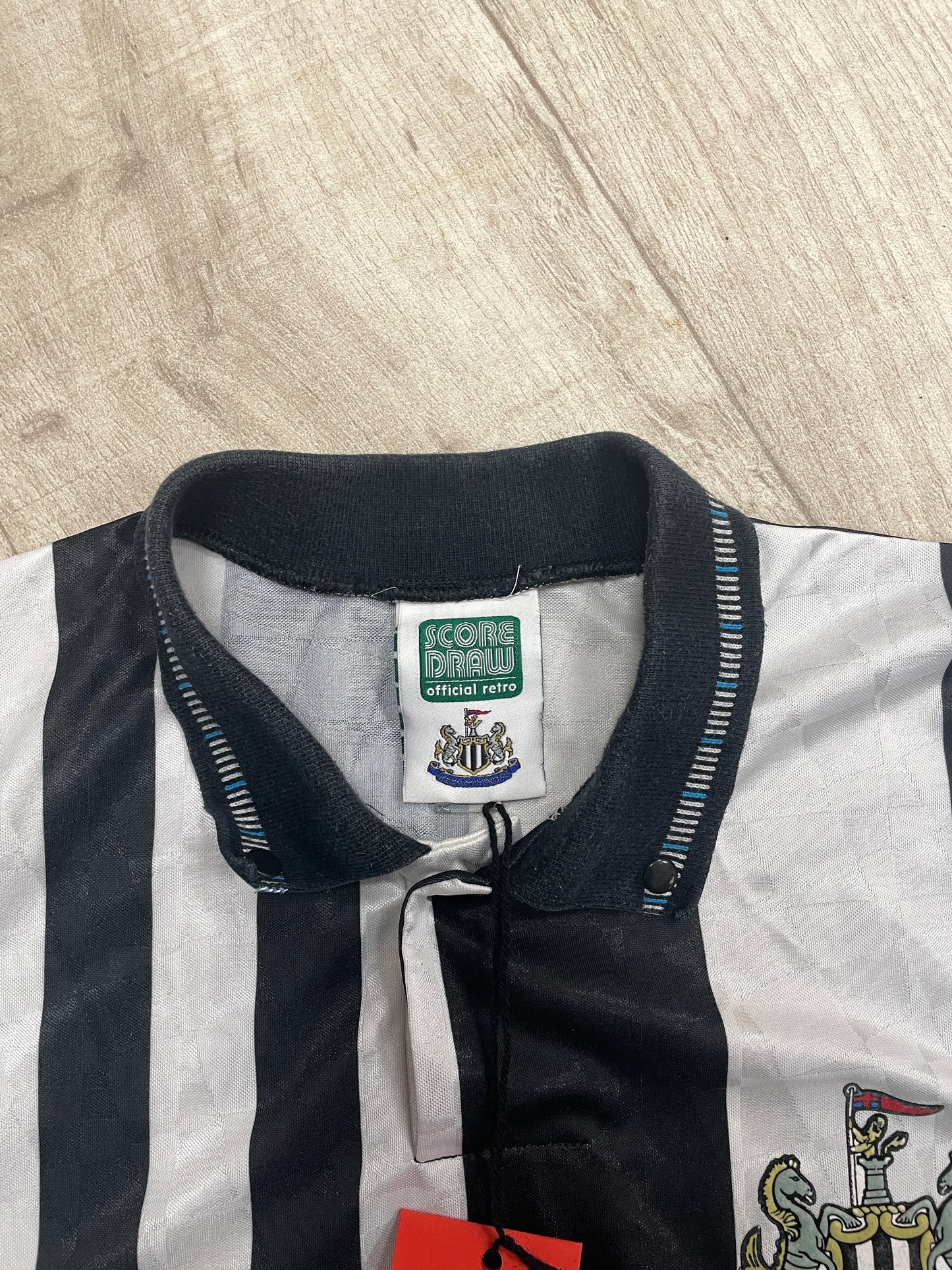 Newcastle United football 1990-1991 retro jersey