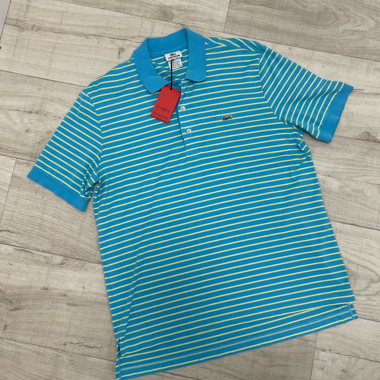 Lacoste Striped cotton polo shirt