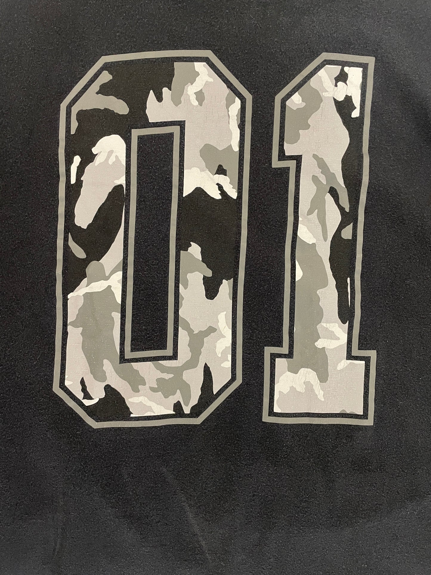 Nike black and grey camo print T-shirt