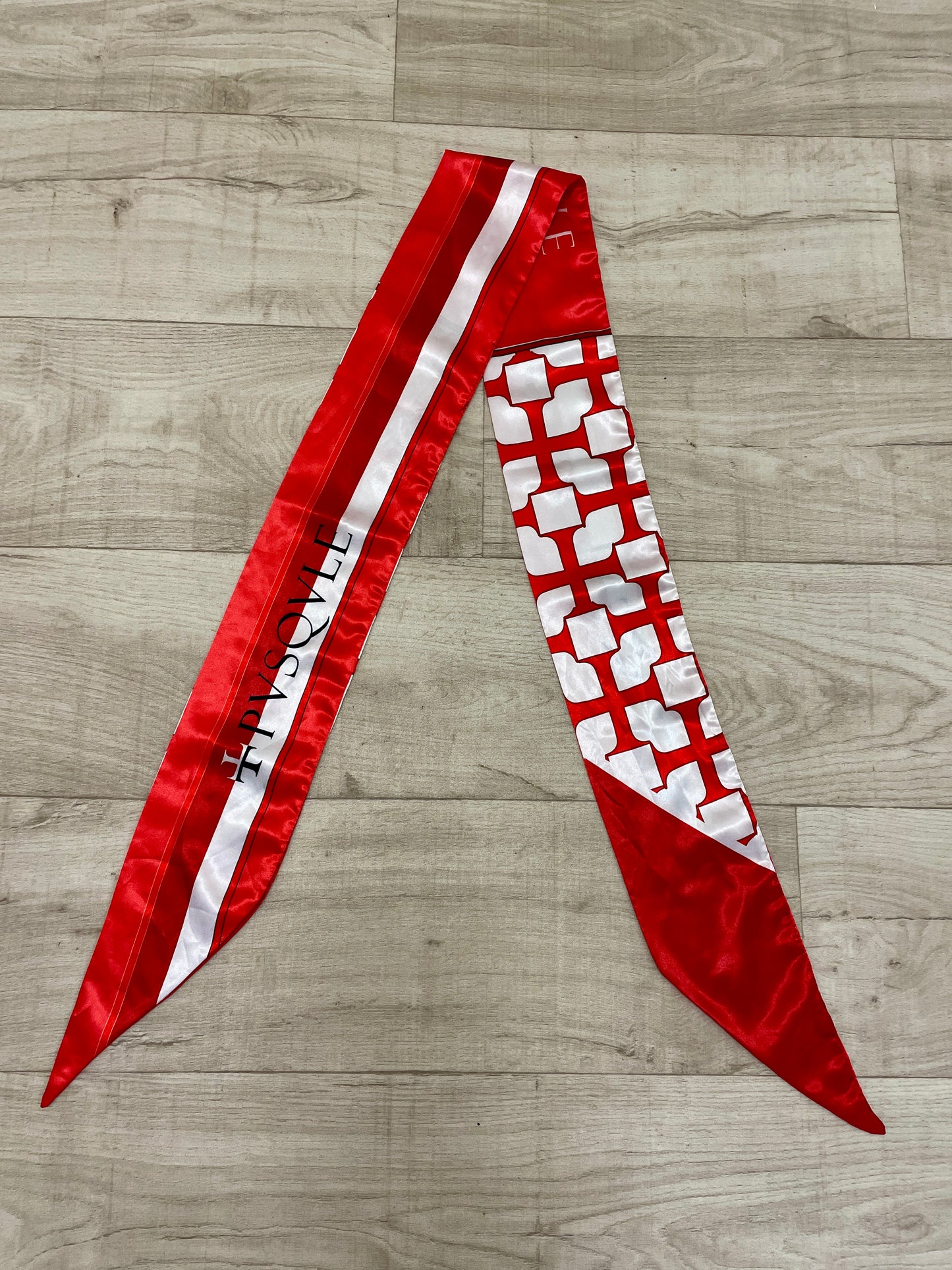 Red Twilly Scarf