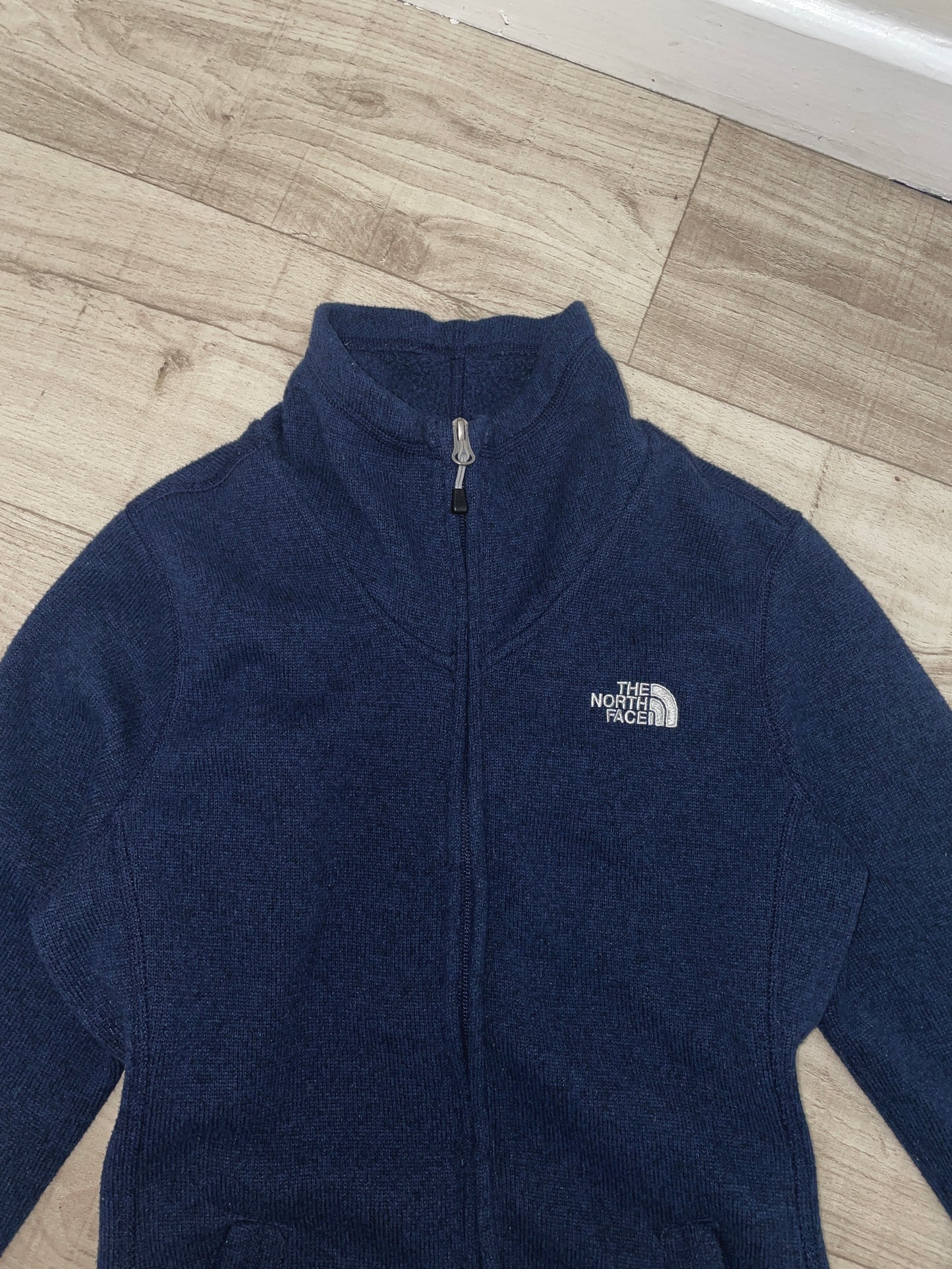 Navy Blue The North Face Fleece Jacket