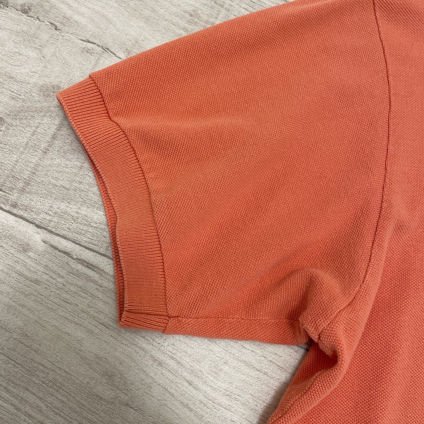 Peach Orange Lacoste polo shirt
