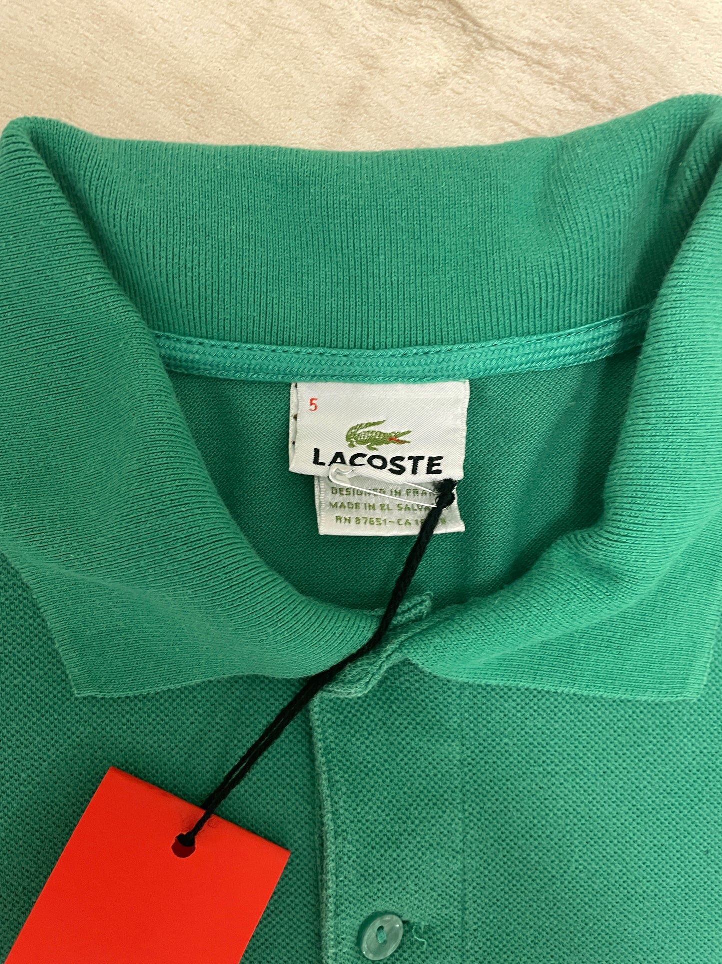 Emerald Green Lacoste Polo shirt