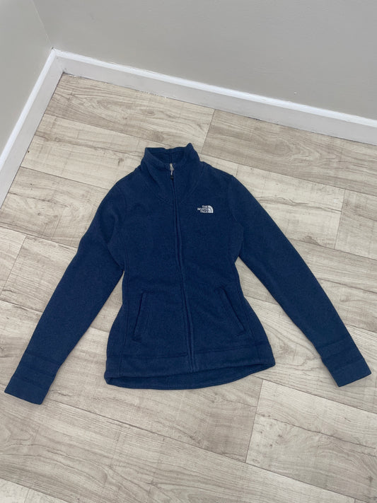 Navy Blue The North Face Fleece Jacket