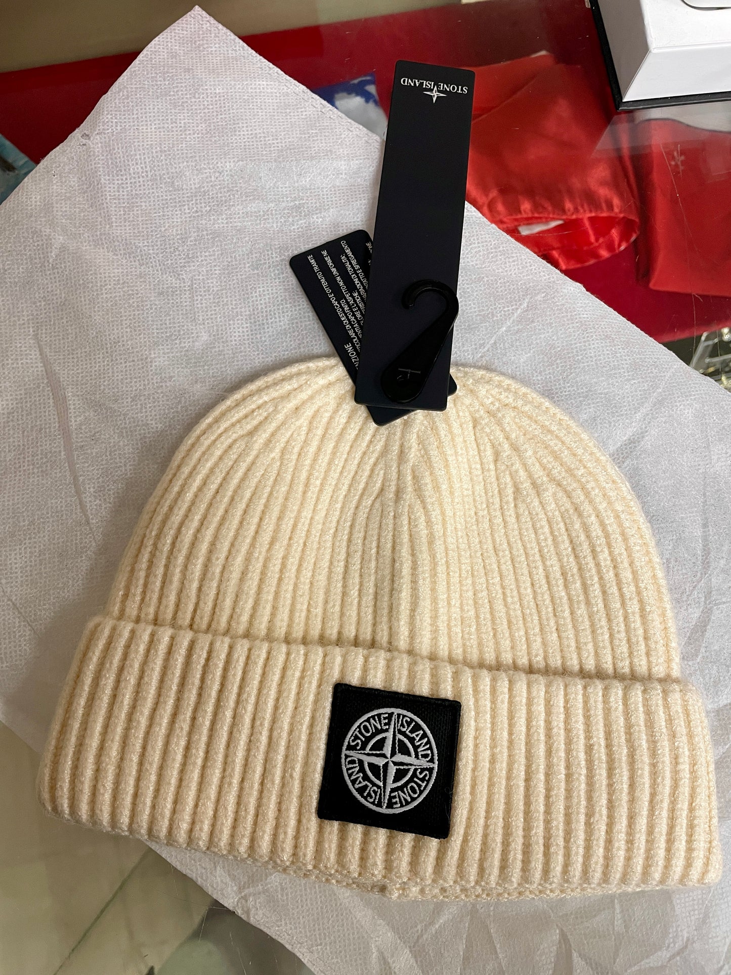 Stone Island "Compass Patch" beanie