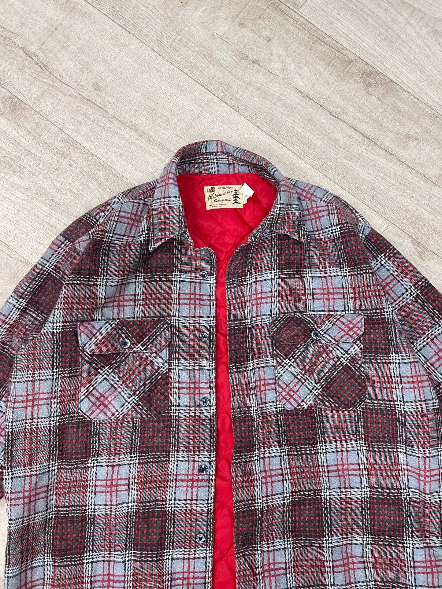 Vintage Fieldmaster Quilted Button Up Jacket