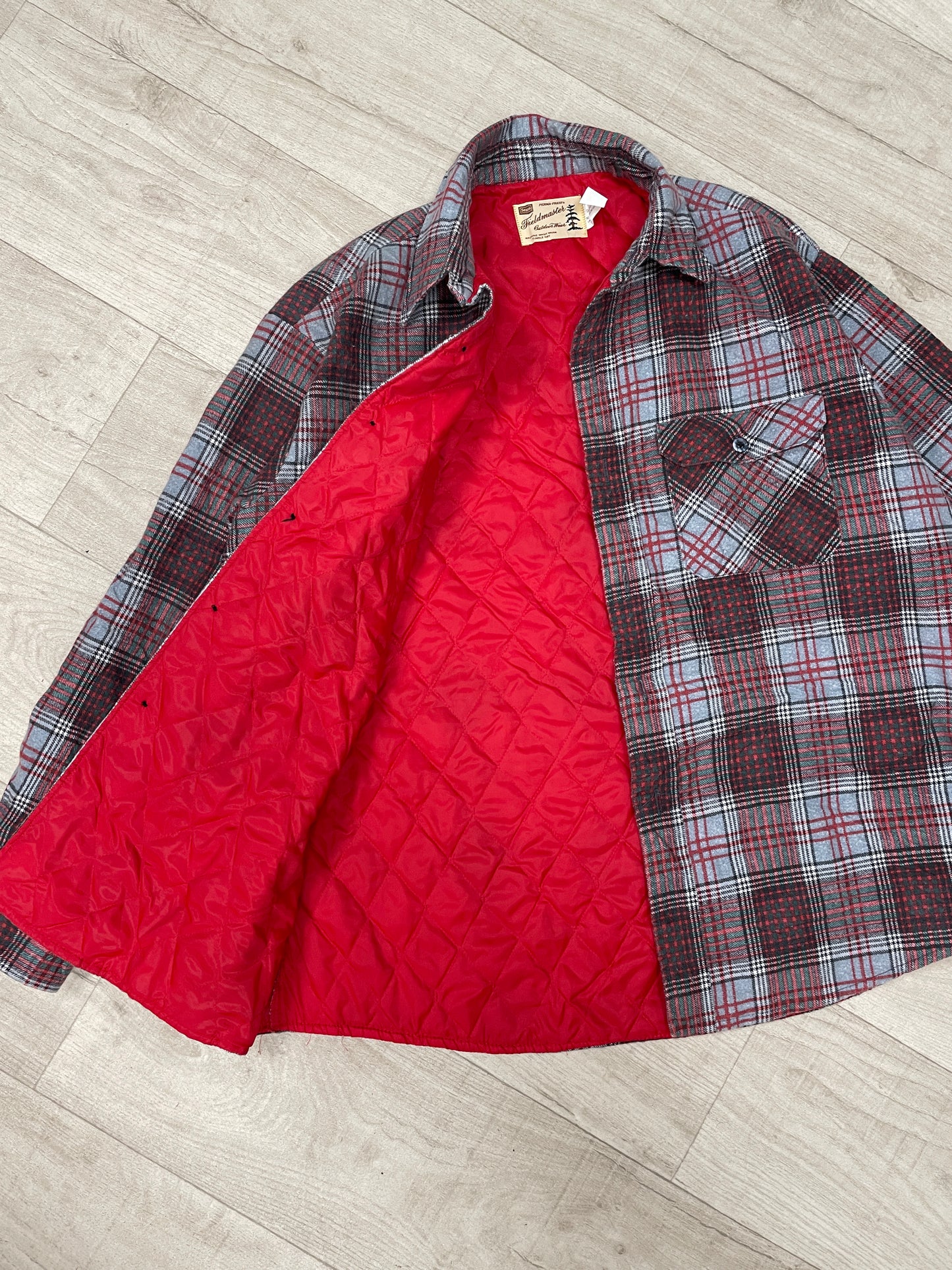 Vintage Fieldmaster Quilted Button Up Jacket