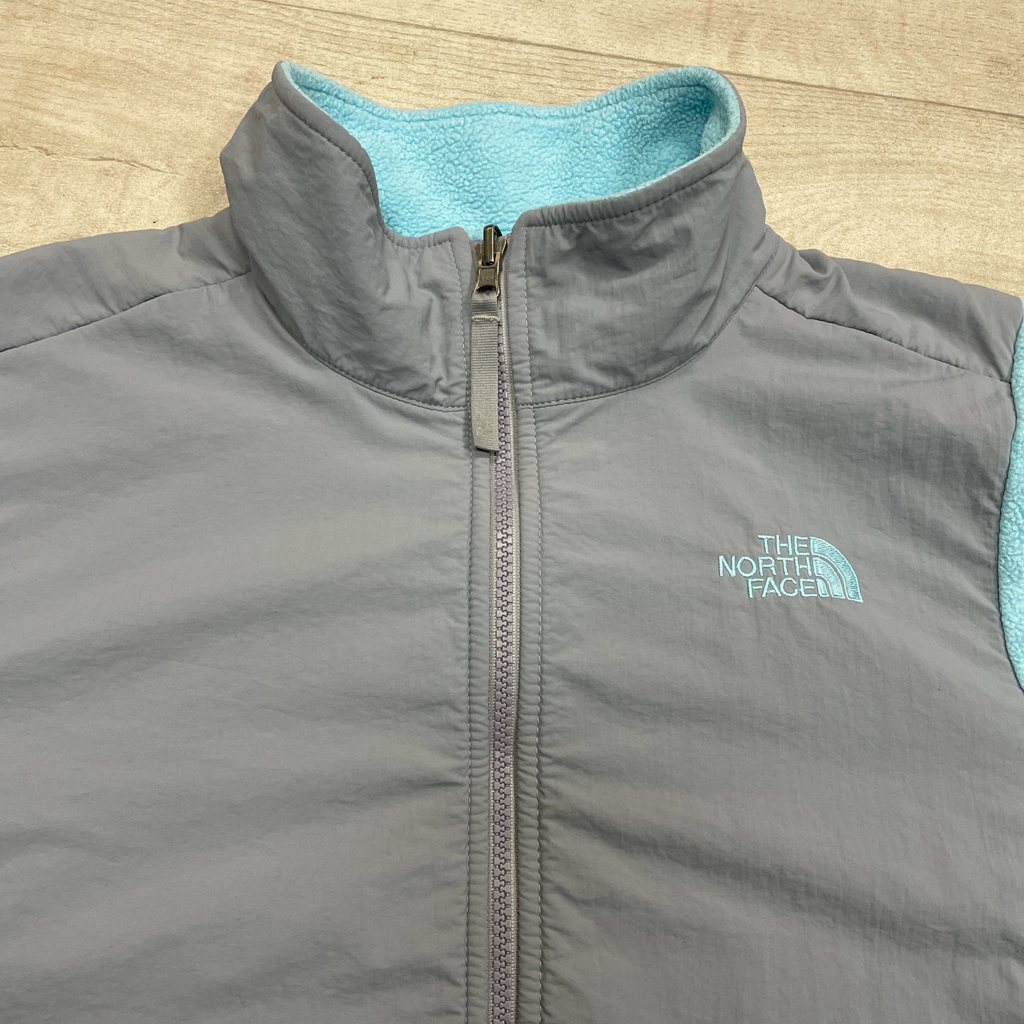 The North Face Fleece Jacket in Turquoise Blue