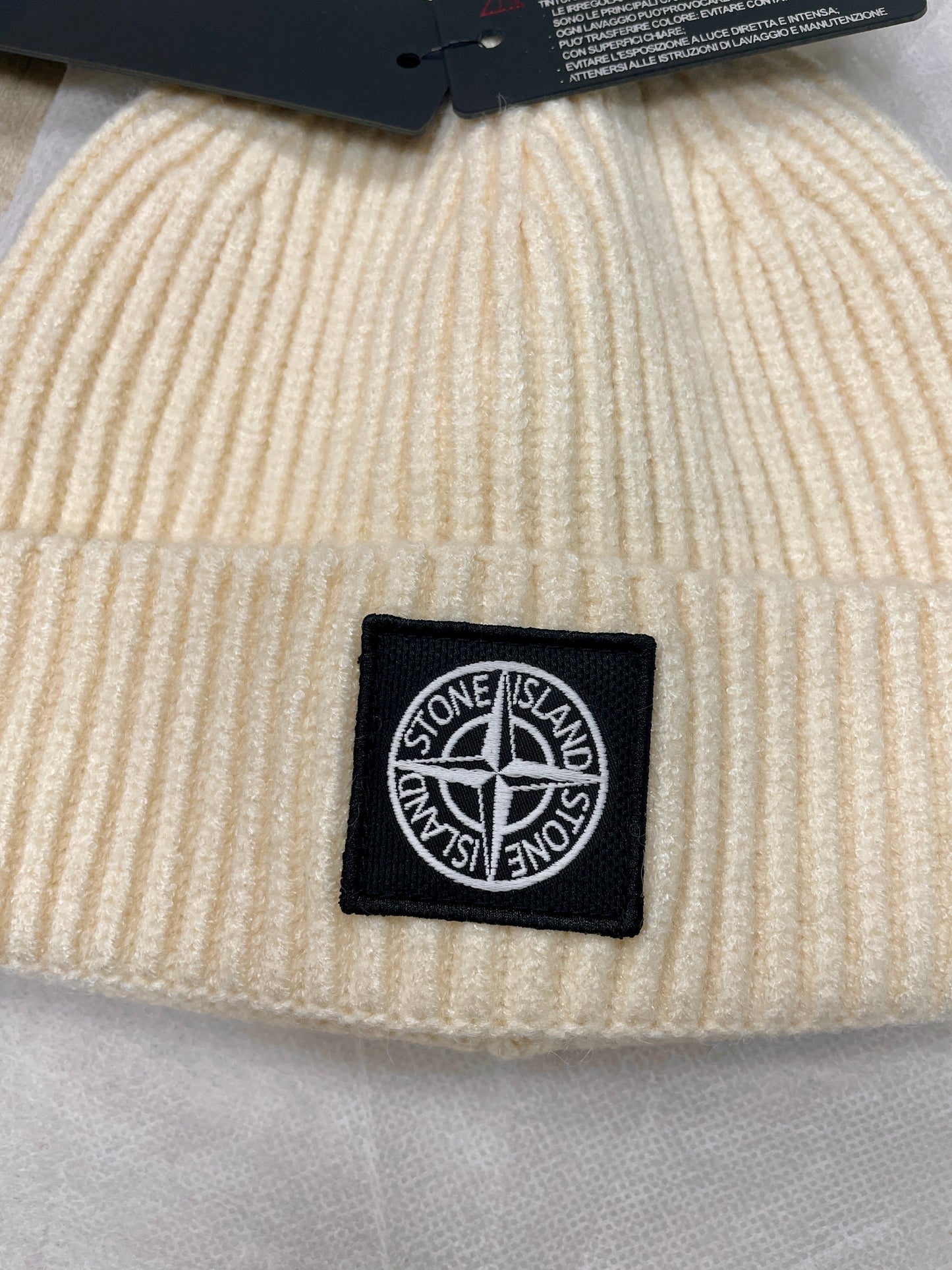 Stone Island "Compass Patch" beanie