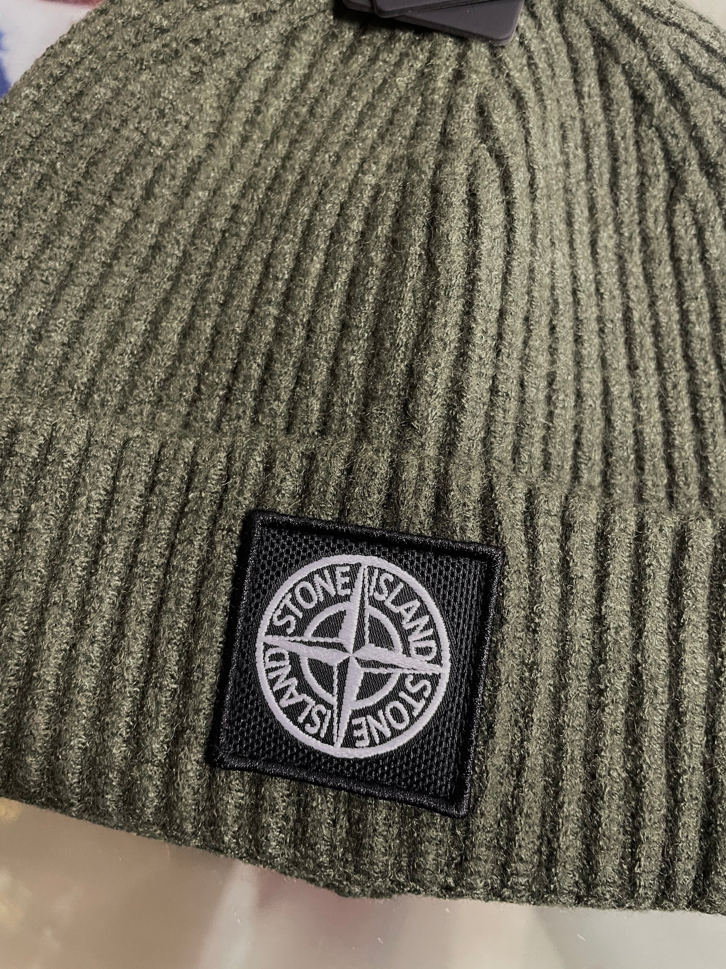 Stone Island "Compass Patch" beanie