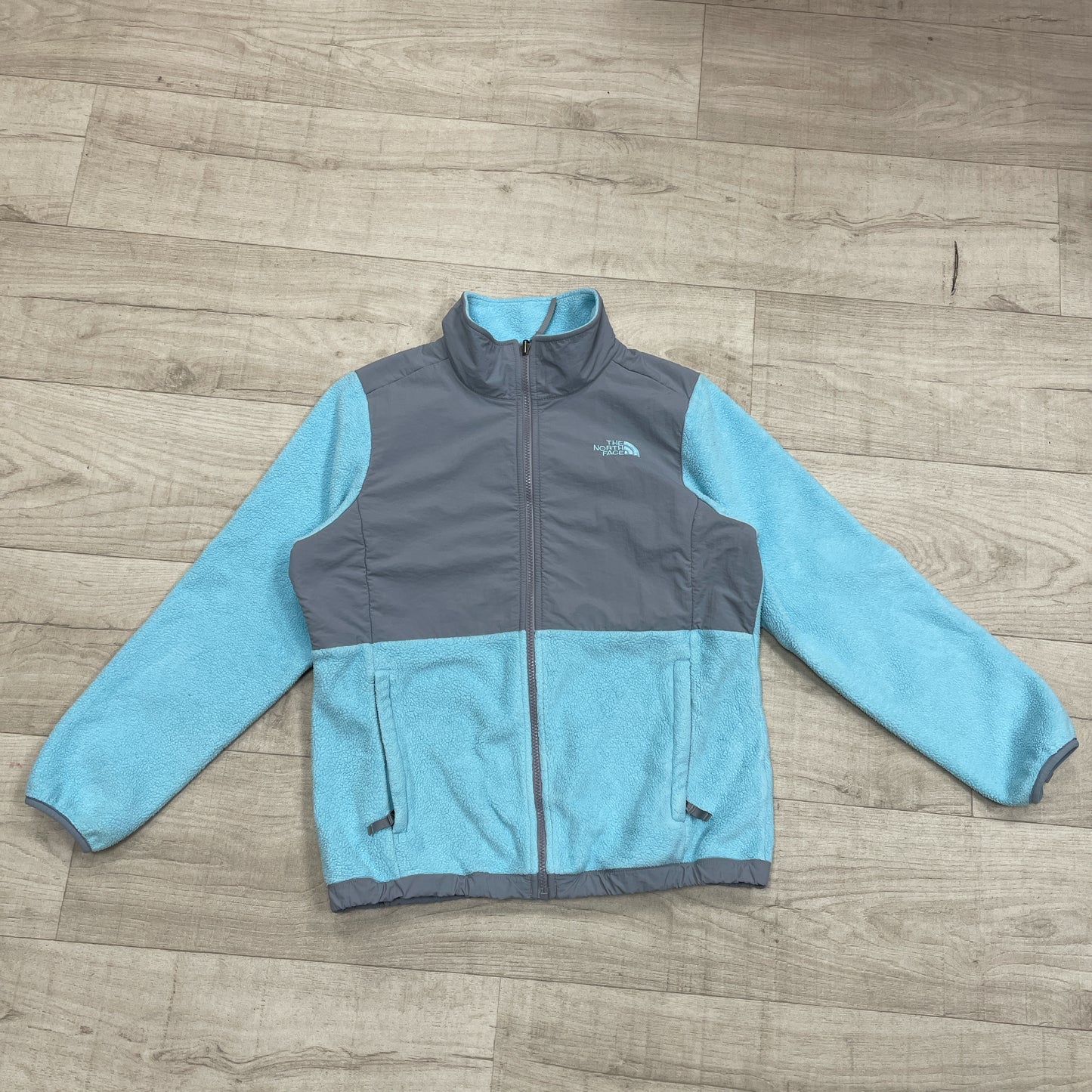 The North Face Fleece Jacket in Turquoise Blue